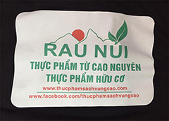 In áo phông Rau Núi