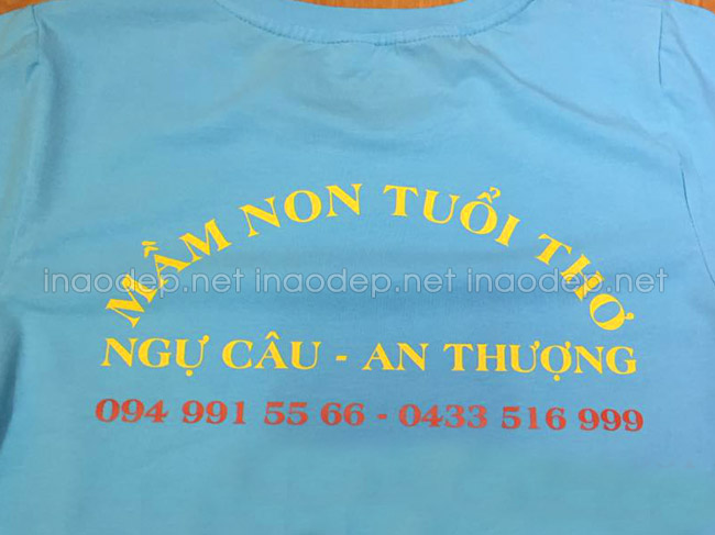 In áo mầm non tuổi thơ