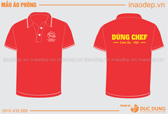 Áo nhà hàng Dũng Chef - Cơm Âu - Việt