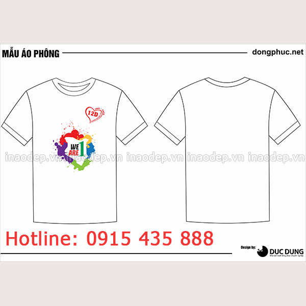 In áo lớp 12D Trường THPT Bắc Yên