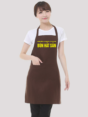 In tạp dề quán Bún hải sản