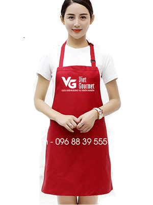 In tạp dề quán Việt Gourmet