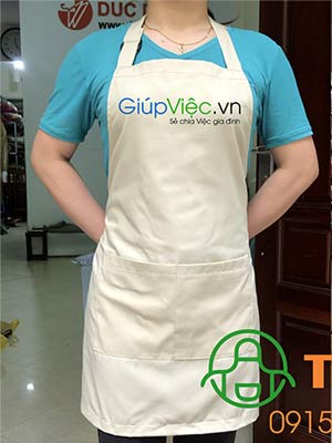 In tạp dề công ty Giupviec.vn