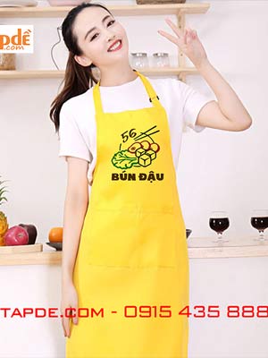 In tạp dề quán bún đậu 56