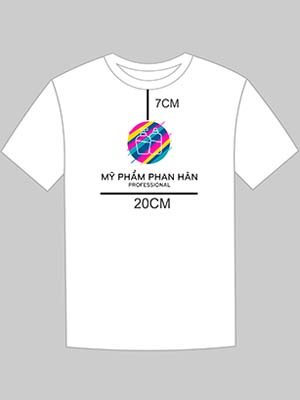 In áo phông cửa hàng Mỹ phẩm Phan Hân