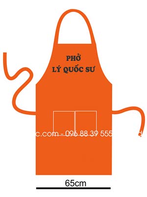 In tạp dề Quán Phở Lý Quốc Sư