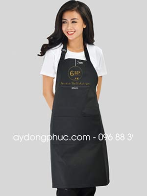 In tạp dề quán 6 Sen Kitchen