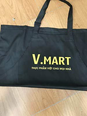 In tạp dề Cửa hàng V.Mart