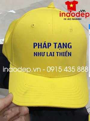 In mũ lưỡi trai Pháp tạng như lai thiền