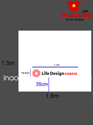 In khăn trải bàn Life Design Kabaya