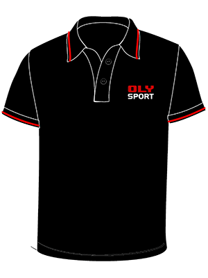 In áo phông cổ bẻ CLB Oly Sport