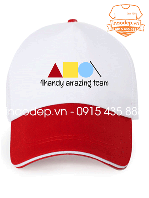 In mũ lưỡi trai Team 4handy amazing