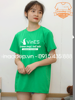 In áo nữ form rộng Công ty VinES