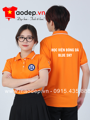 In áo phông Học viện bóng đá Blue Sky