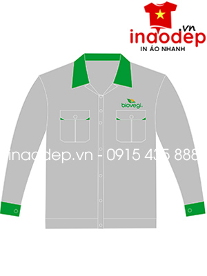 In áo bảo hộ Công ty Biovegi