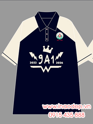 In áo Lớp 9A1 Trường THCS Phương Canh niên khóa 2022-2026