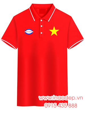 In áo phông cờ đỏ Tôi yêu Tổ quốc tôi - Bảo Ngọc