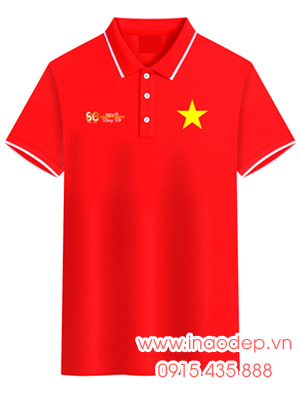 In áo cờ đỏ sao vàng BIDV - Vì Việt Nam rạng rỡ