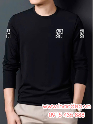 In áo phông dài tay Viet Nam Deli