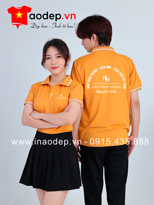 In áo phông đồng phục Dầu Nhà Hạnh