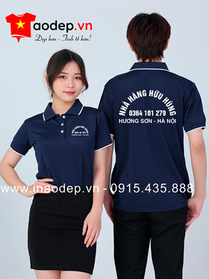 In áo phông Nhà hàng Hữu Hùng - Hương Sơn Hà Nội