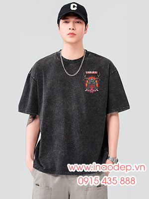 In áo phông đồng phục Samurai