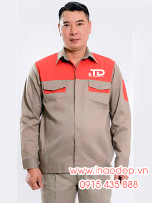 In đồng phục bảo hộ Công ty TNHH Đầu tư & Phát triển Thùy Dung NB