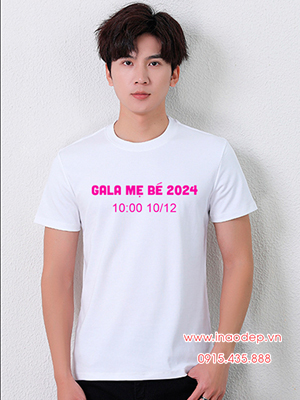 In áo phông đồng phục Gala Mẹ và Bé 2024