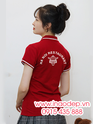 In áo phông đồng phục Ha Noi Restaurant