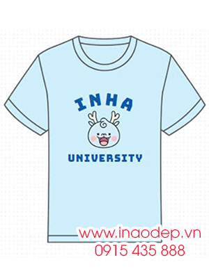 In áo phông đồng phục INHA University