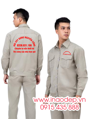 In đồng phục bảo hộ Đội xây dựng Nguyễn Công