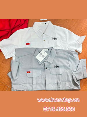 In áo đồng phục Vũ Đông