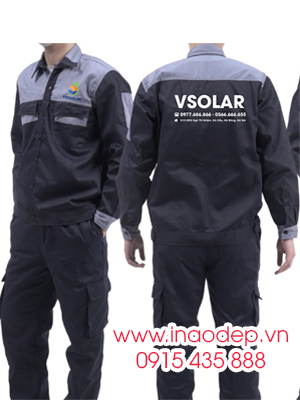 In đồng phục bảo hộ Công ty VSOLAR