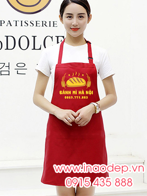 In tạp dề Quán Bánh mì Hà Nội