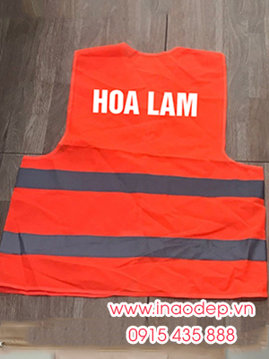 In áo gile đồng phục Công ty Hoa Lam