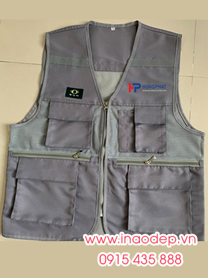 In áo gile Công ty CP Sản xuất, thương mại và dịch vụ kỹ thuật Hưng Phát