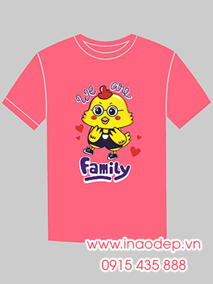 In áo Lớp We are family - Play Learn and Grow Together