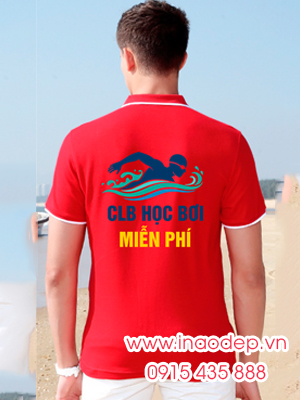 In áo phông Câu lạc bộ học bơi miễn phí