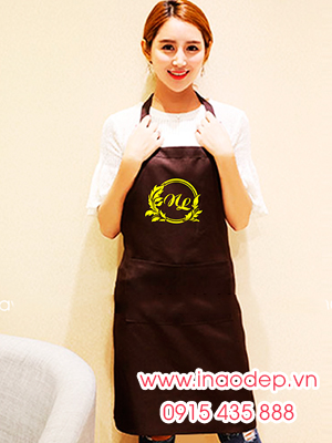 In tạp dề đồng phục NL