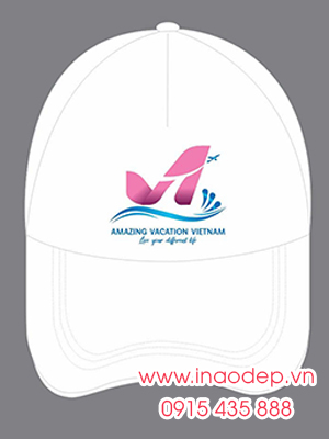 In mũ lưỡi trai Amazing Vacation VietNam