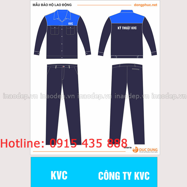 In áo bảo hộ công ty KVC | In ao cong ty