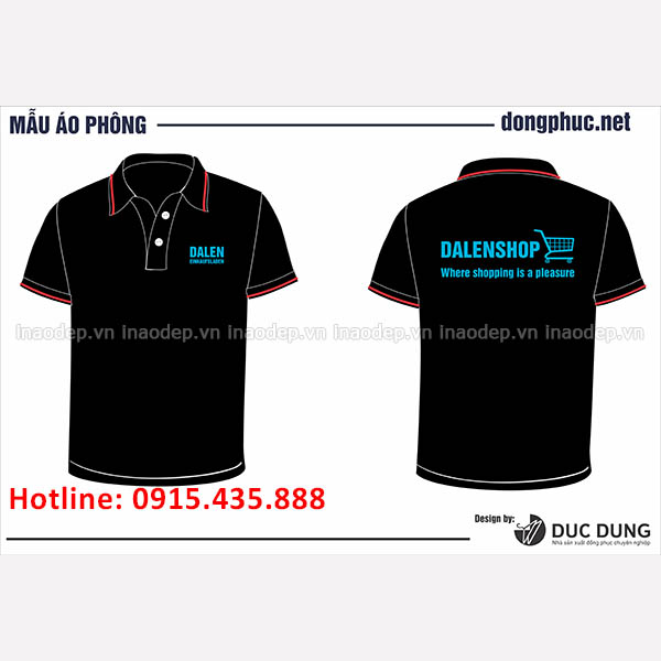 Áo công ty DalenShop | Ao cong ty