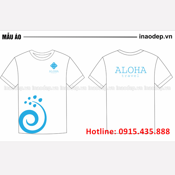 Áo công ty Aloha Travel | Ao cong ty