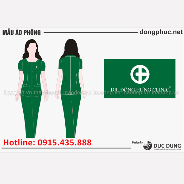 Áo công ty DR Đông Hưng Clinic | Ao cong ty