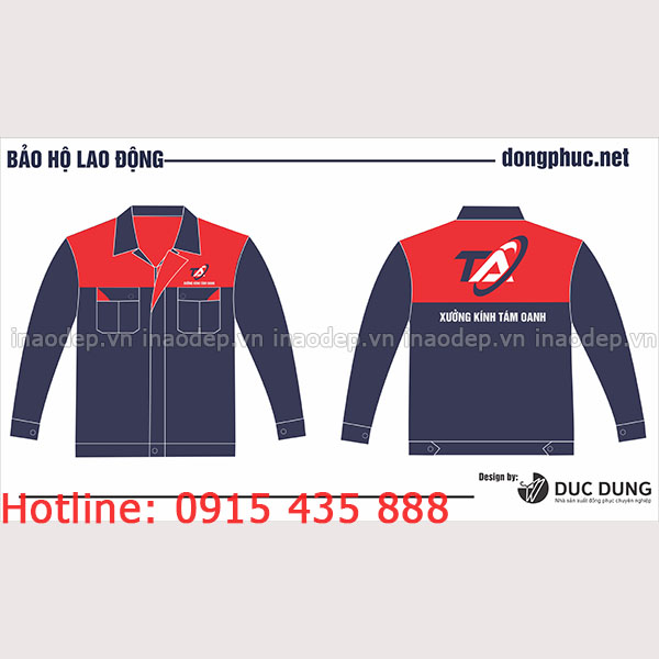 In áo công ty Tám Oanh Temperglass | In ao cong ty