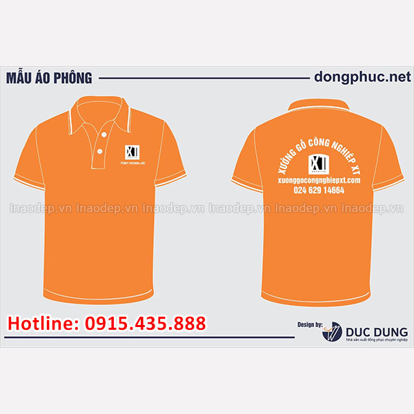 In áo Xưởng gỗ công nghiệp XT | In ao xuong go cong nghiep XT
