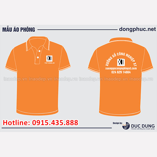 In áo Xưởng gỗ công nghiệp XT | In ao xuong go cong nghiep XT