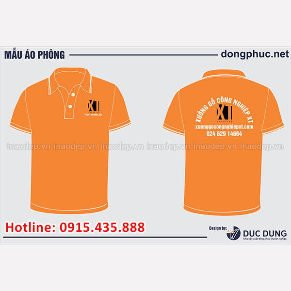 In áo Xưởng gỗ công nghiệp XT | In ao xuong go cong nghiep XT
