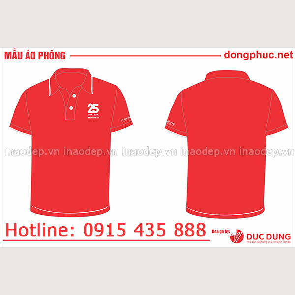 In áo Mobifone Miền bắc | In ao cong ty