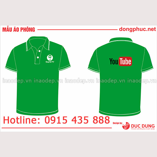 In áo trang Youtube | In ao cong ty